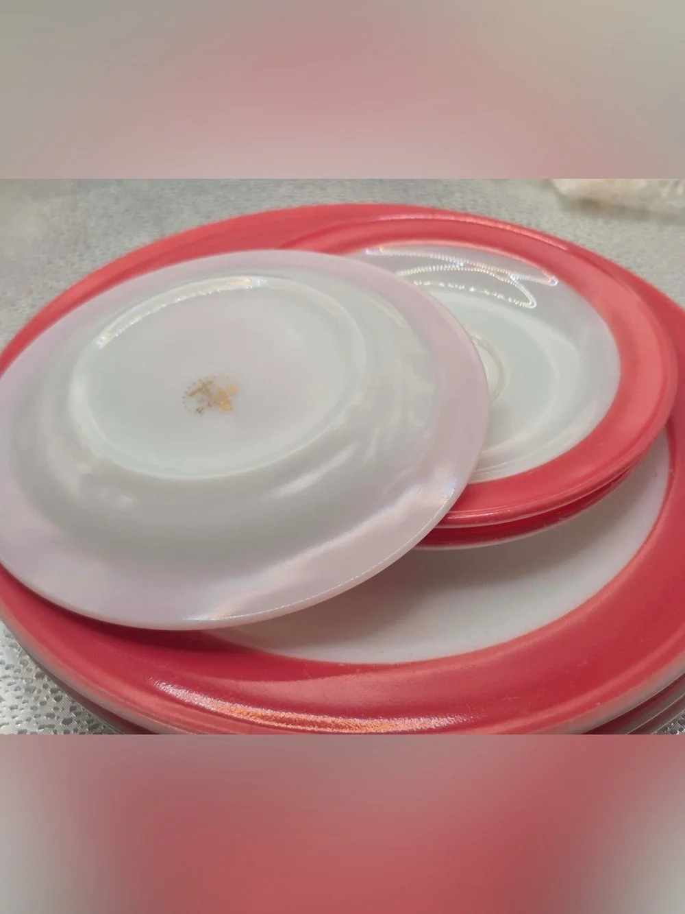 Vintage Pyrex Pink Flamingo 7pc Hostess Set, Milk Glass & Coral Replacements